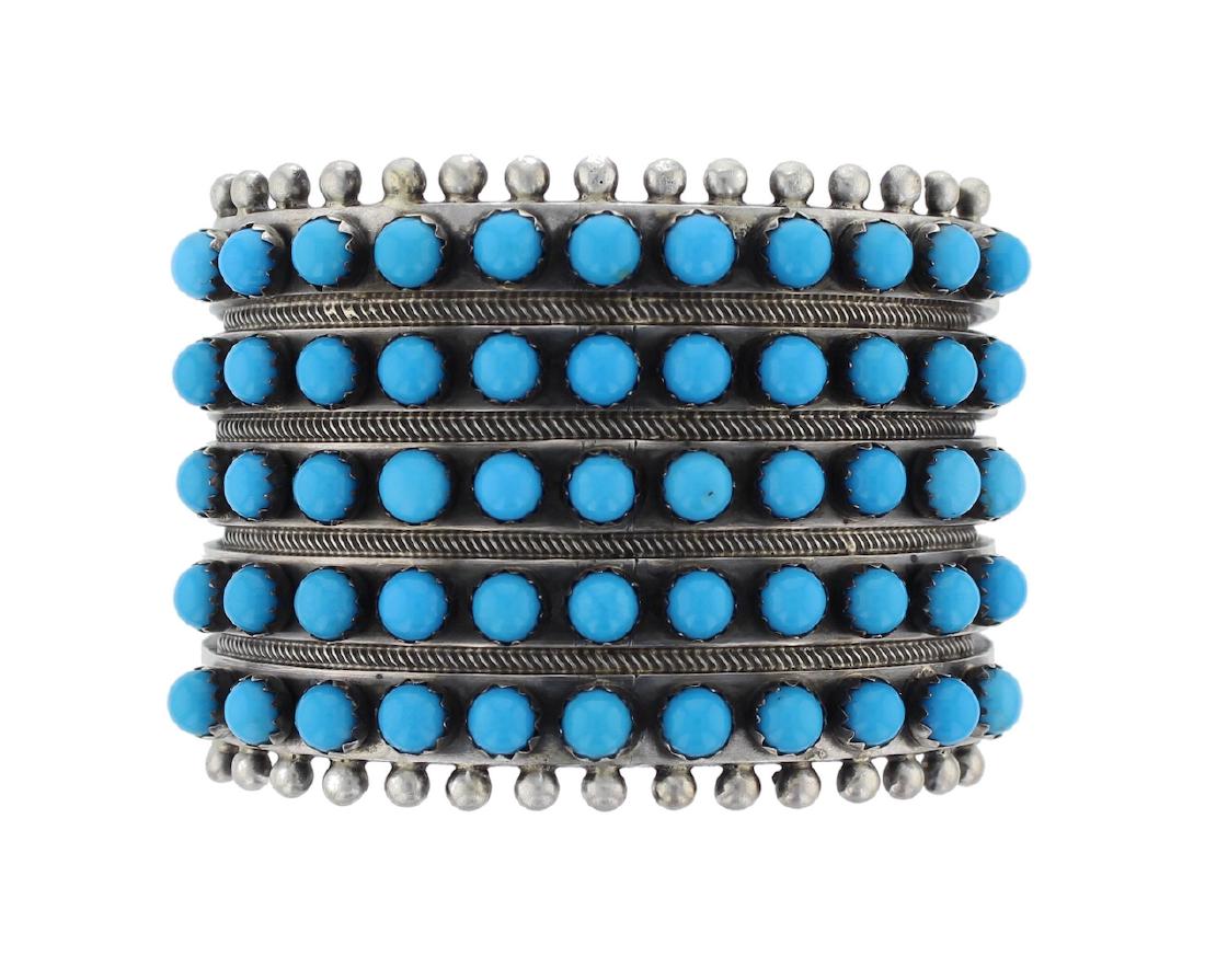 Sterling Silver Genuine Sleeping Beauty Turquoise (1 of 2)