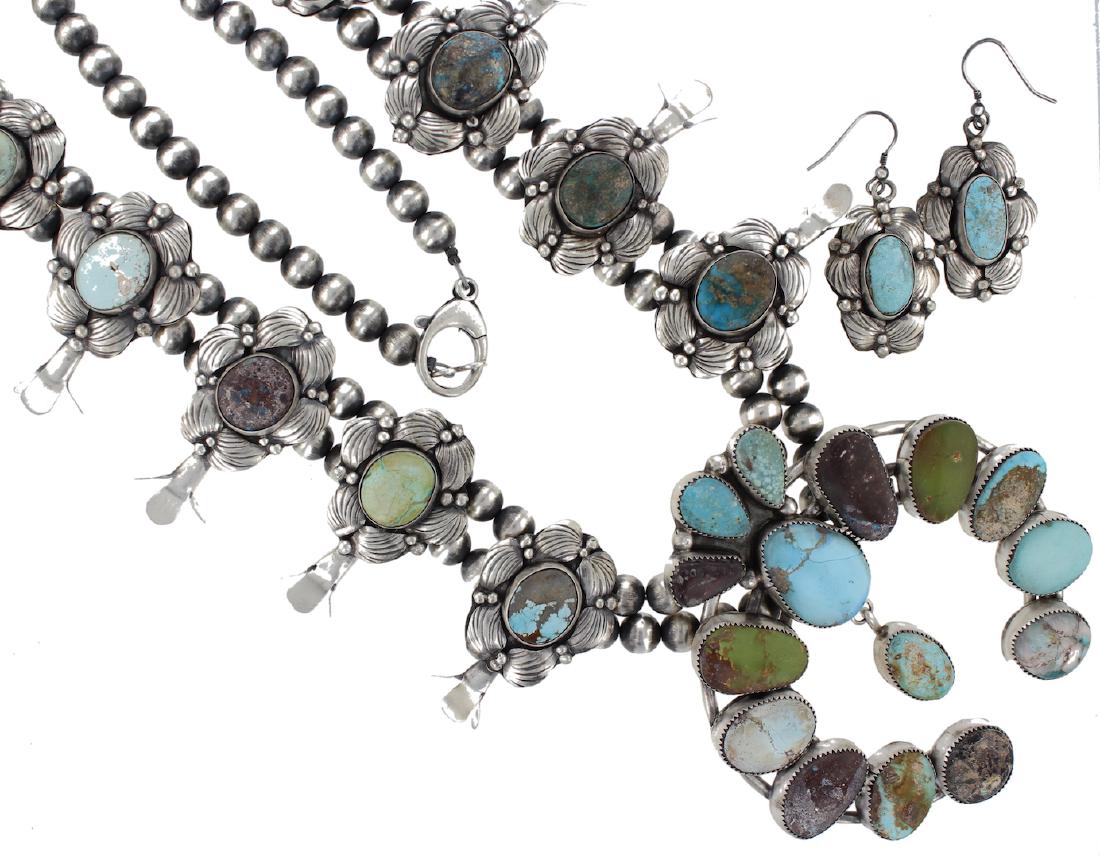 Sterling Silver Genuine Turquoise Masterpiece Squash (1 of 2)