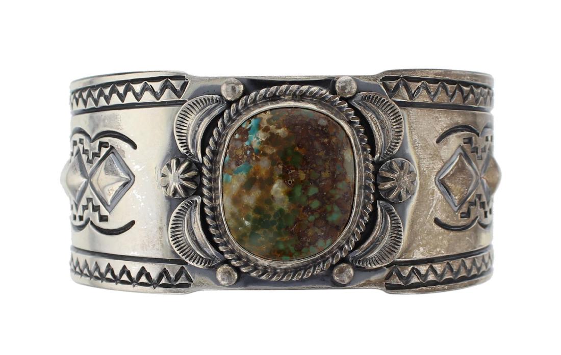 Sterling Silver Genuine Turquoise Masterpiece Bracelet (1 of 2)