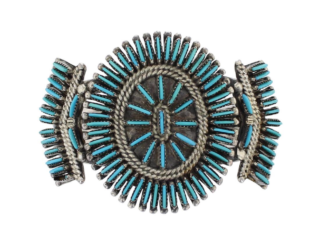 Sterling Silver Genuine Needle Point Vintage Old Pawn (1 of 1)