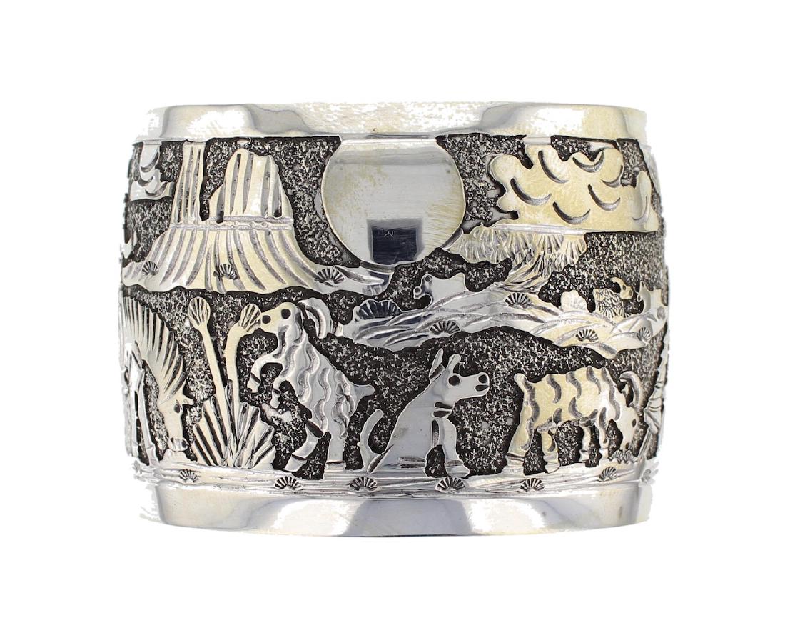 Sterling Silver Story Teller Masterpiece Bracelet (1 of 1)