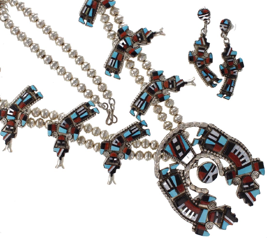 Sterling Silver Genuine Multi Stone Vintage Old Pawn (1 of 2)