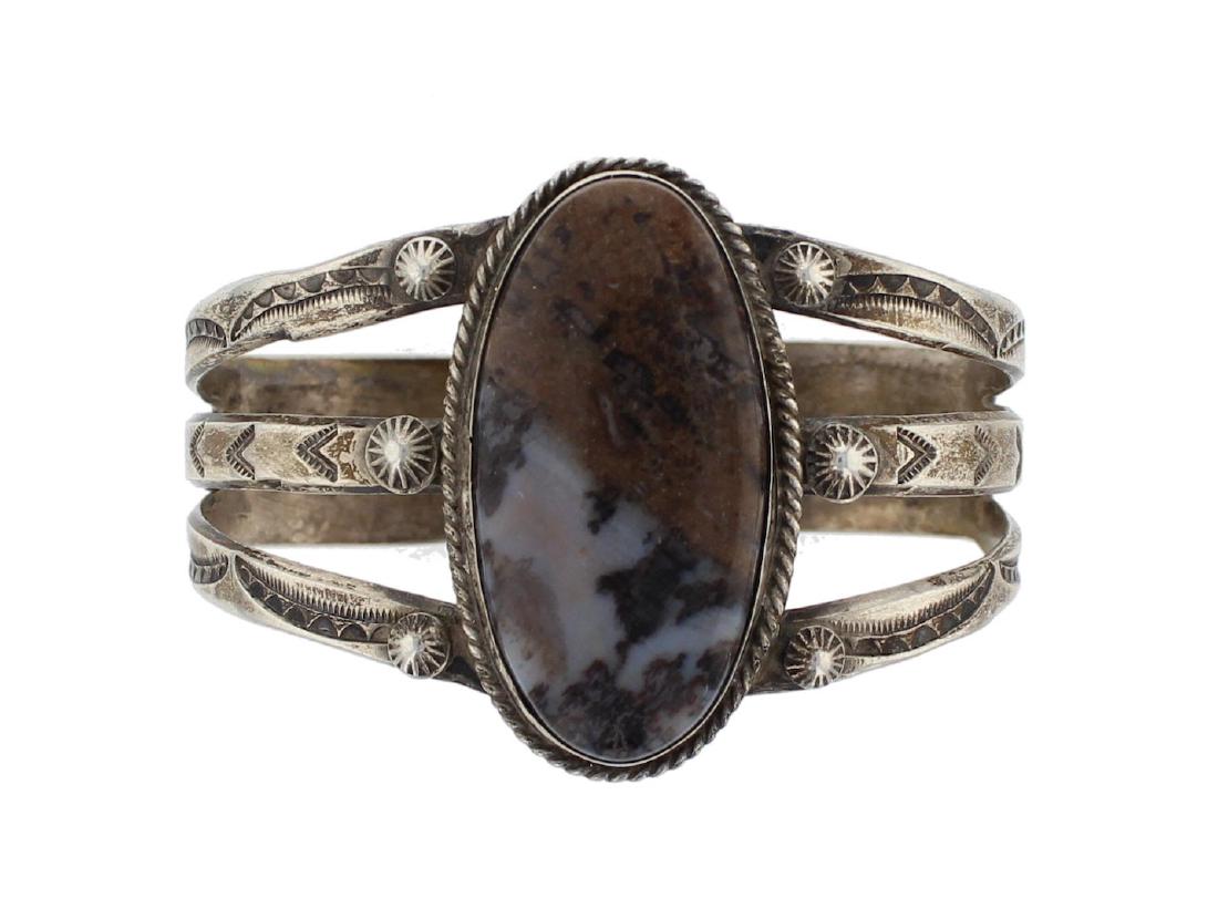 Sterling Silver Genuine Jasper Antique Fred Harvey Era (1 of 1)