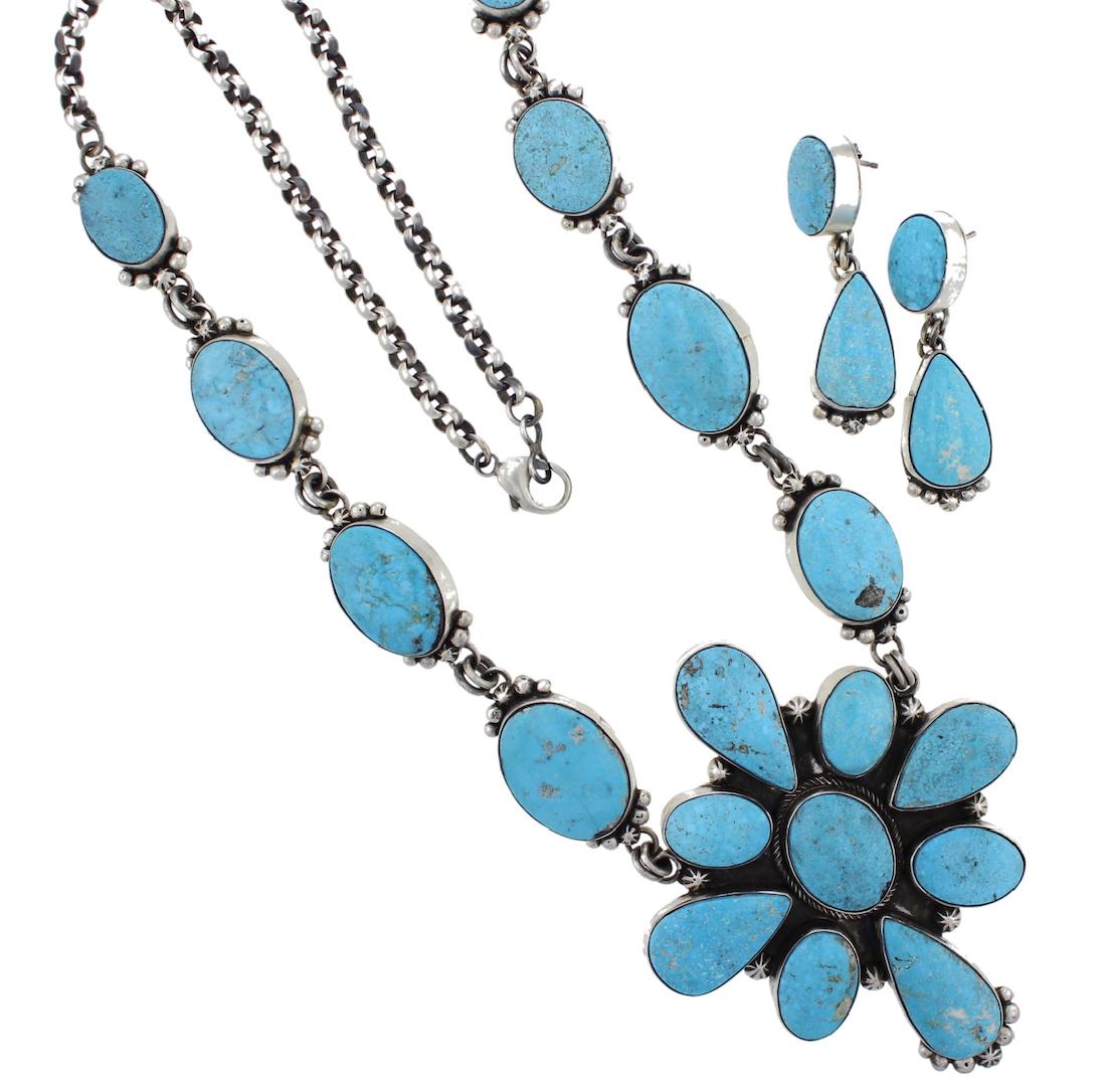 Sterling Silver Genuine Turquoise Masterpiece (1 of 2)