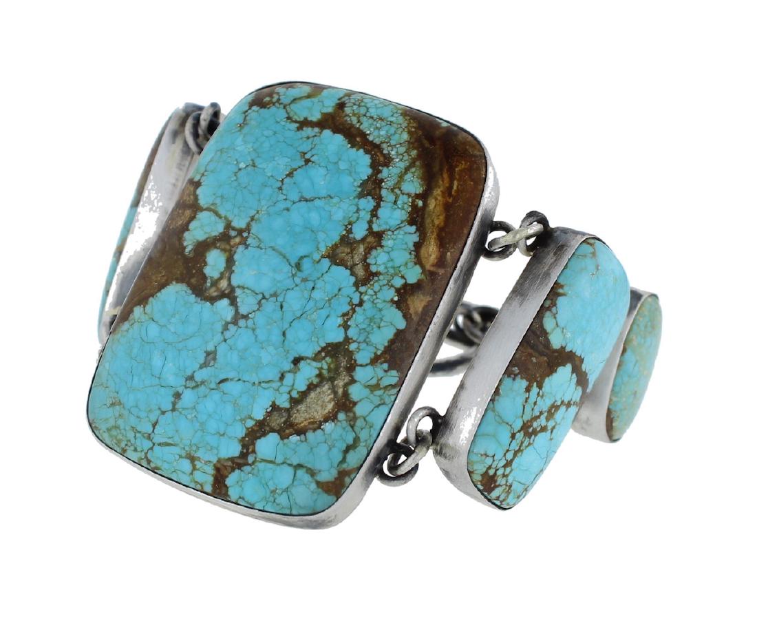 Sterling Silver Genuine Turquoise Masterpiece Large (1 of 2)