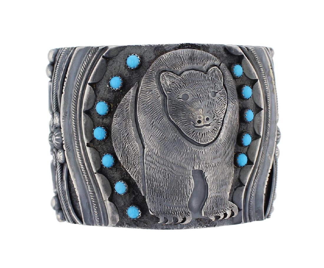 Sterling Silver Genuine Sleeping Beauty Masterpiece (1 of 2)