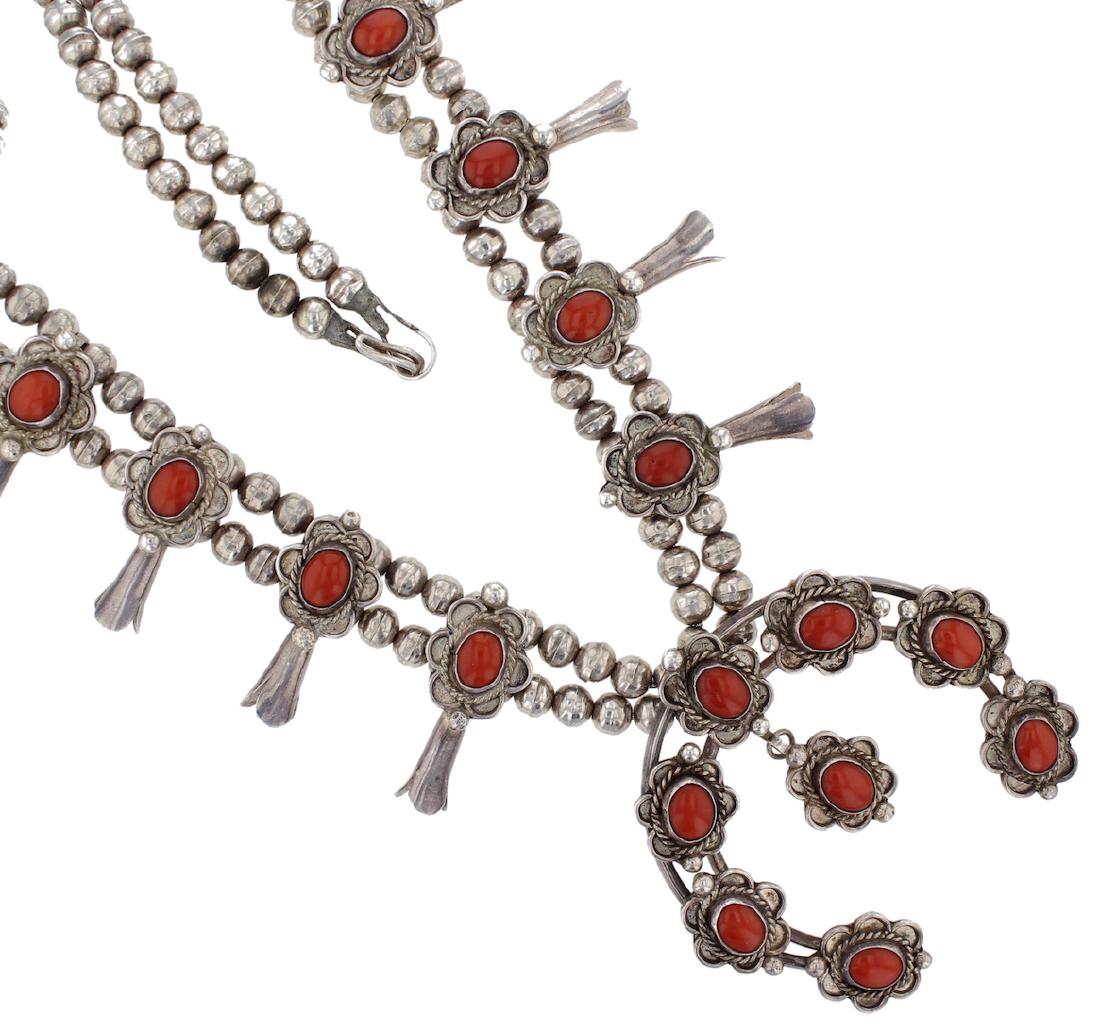 Sterling Silver Genuine Coral Vintage Masterpiece (1 of 2)