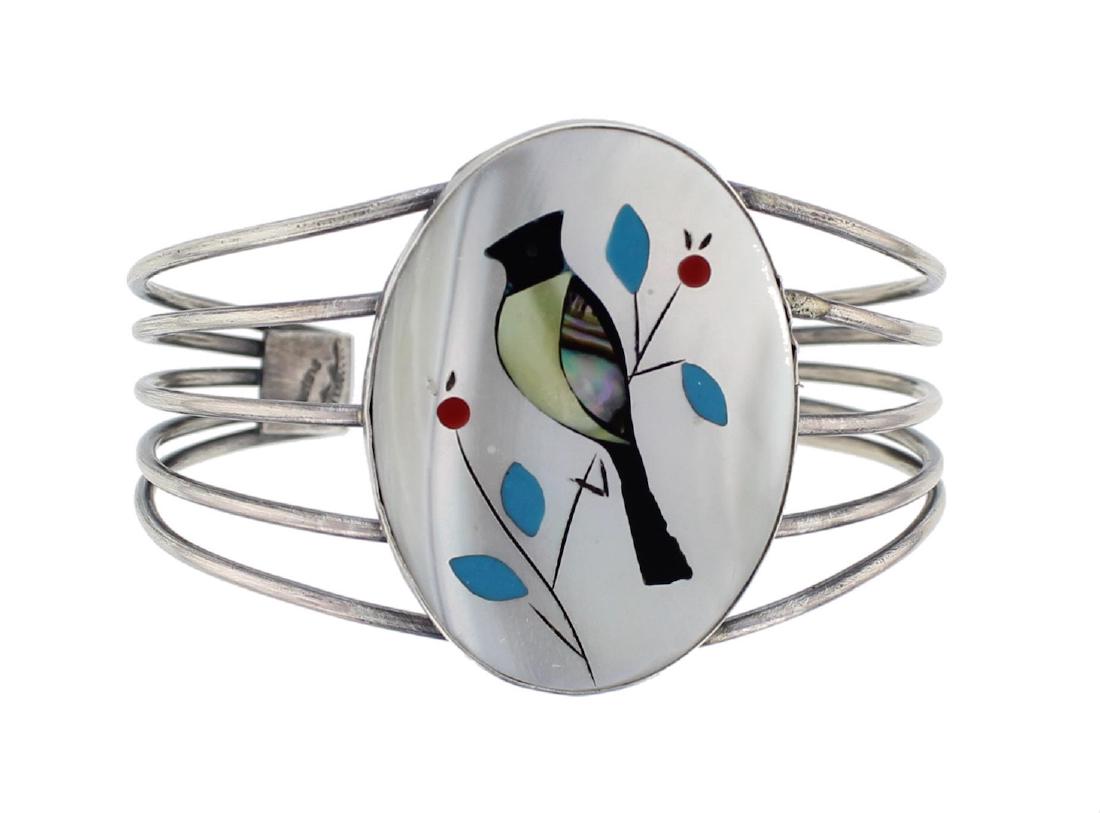 Sterling Silver Genuine Multi Stone Vintage Cardinal (1 of 1)