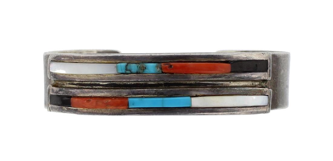 Sterling Silver Genuine Multi Stone Vintage Old Pawn (1 of 1)