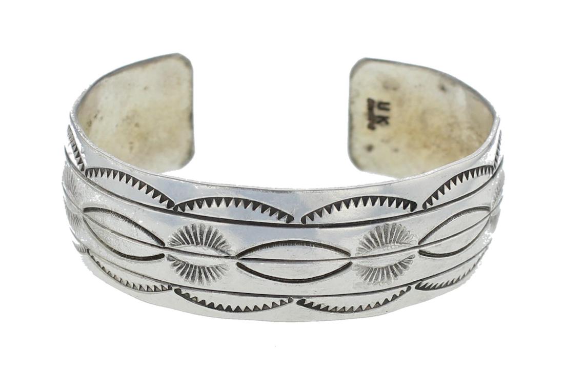 Sterling Silver Vintage Bracelet Navajo Native American (1 of 1)
