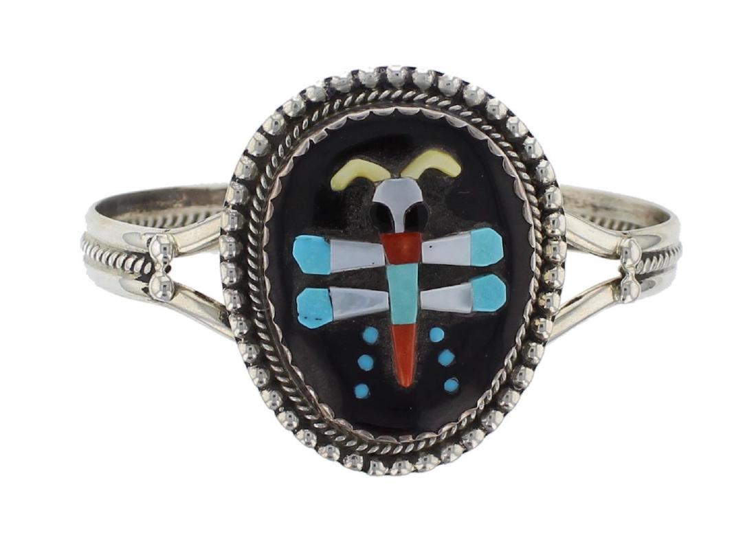 Sterling Silver Genuine Multi Stone Vintage Dragon Fly (1 of 2)