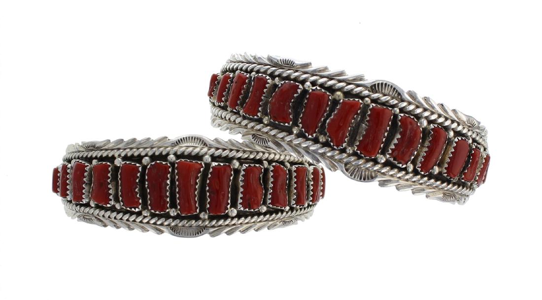 Sterling Silver Genuine Coral Vintage Masterpiece (1 of 1)