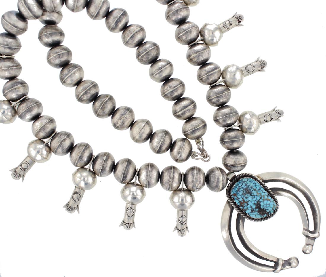 Sterling Silver Genuine Turquoise Masterpiece Squash (1 of 2)