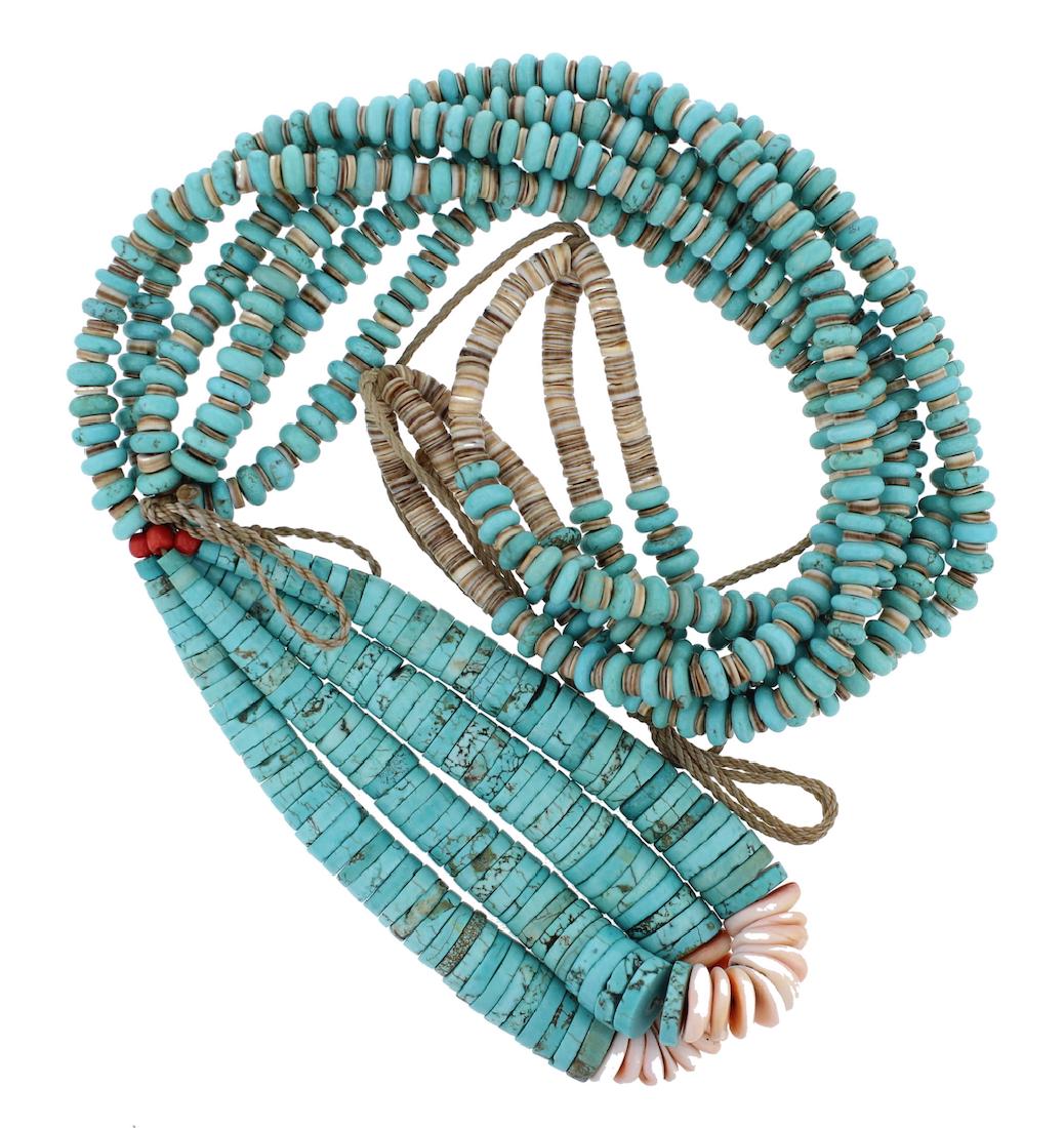 Genuine Turquoise Hieshi Vintage Old Pawn Original (1 of 1)