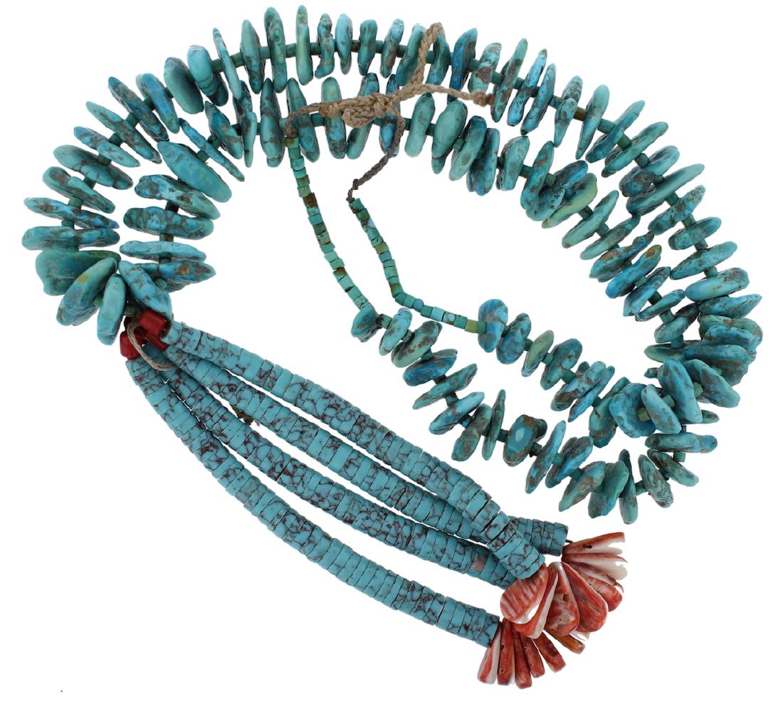 Genuine Turquoise Hieshi Vintage Old Pawn Original (1 of 1)