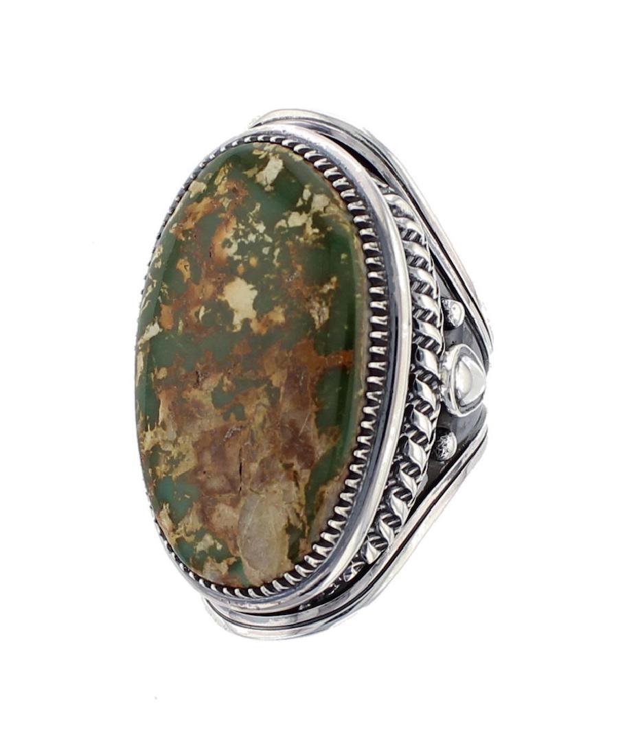 Sterling Silver Genuine Royston Turquoise Masterpiece (1 of 2)