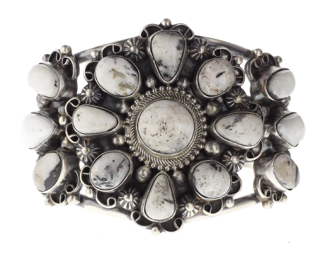 Sterling Silver Genuine White Buffalo Masterpiece (1 of 3)