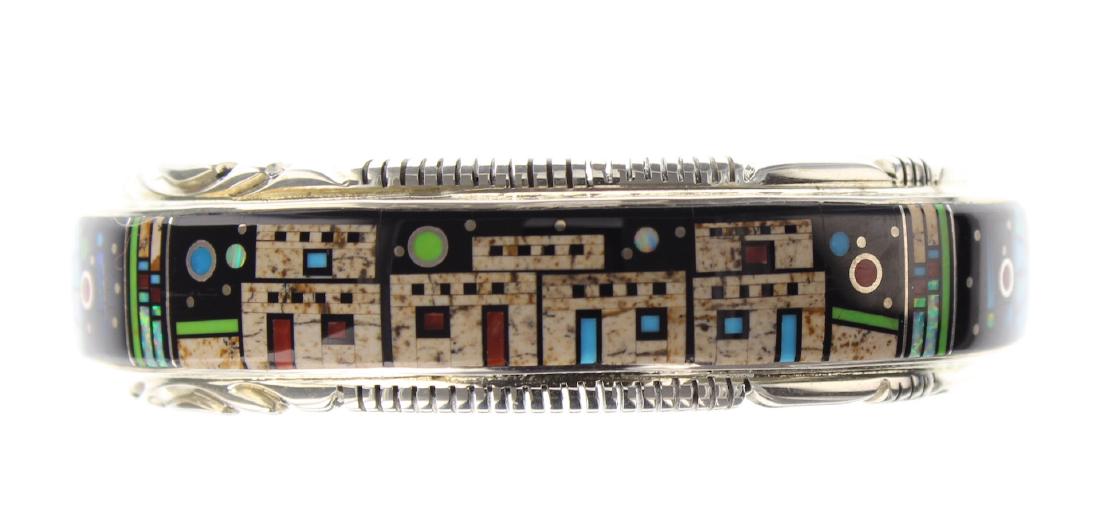 Sterling Silver Genuine Multi Stone Inlay Adobe Design (1 of 4)