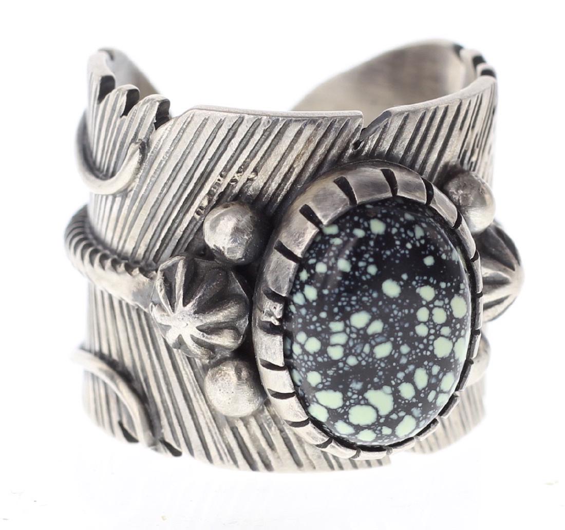 Sterling Silver Genuine New Lander Ring Feather Design (1 of 4)