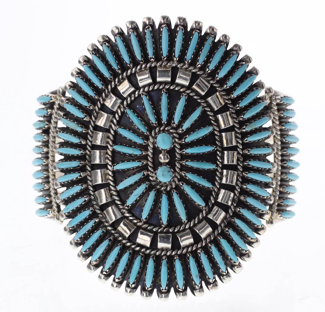 Sterling Silver Genuine Turquoise Masterpiece (1 of 3)