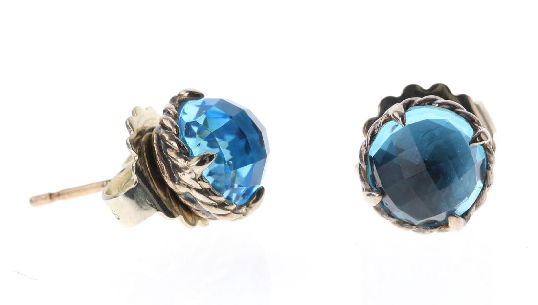 David Yurman Sterling Silver Vintage Blue Topaz (1 of 2)