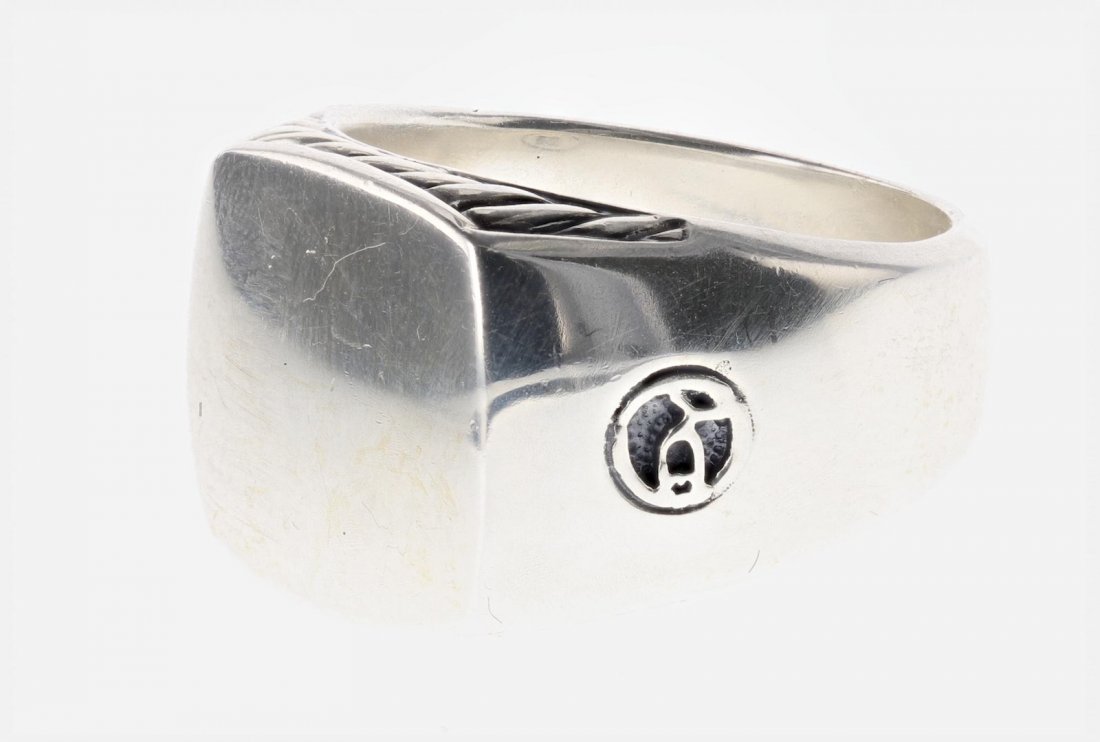 David Yurman Sterling Silver Men's Ring (1 of 2)