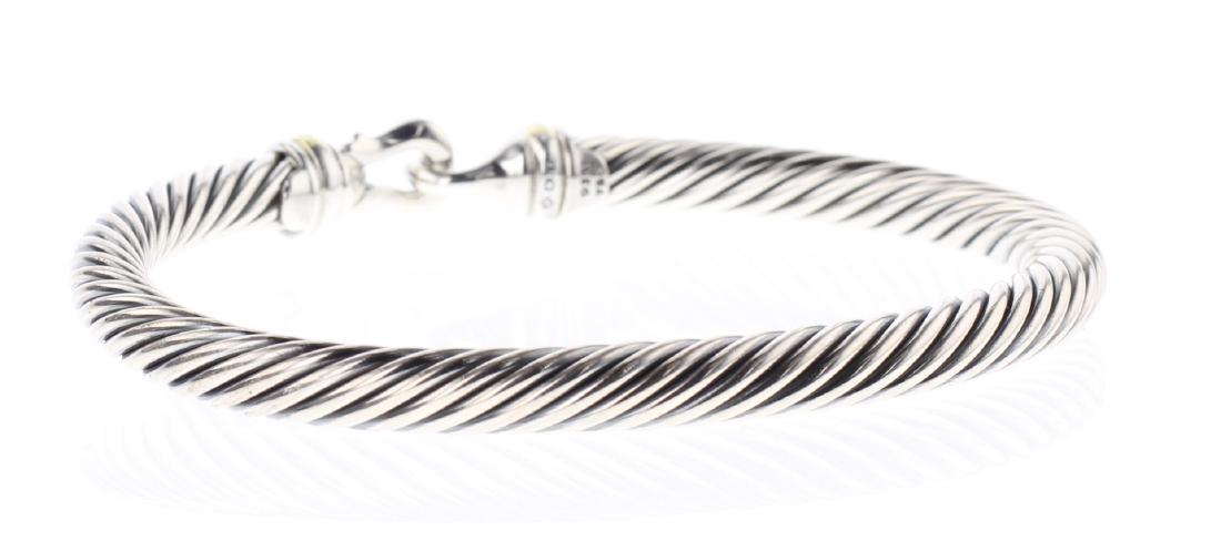 David Yurman Sterling Silver & 18K Gold Cable Classic (1 of 3)