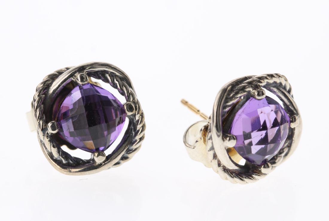 David Yurman Sterling Silver Vintage Amethyst Infinity (1 of 2)