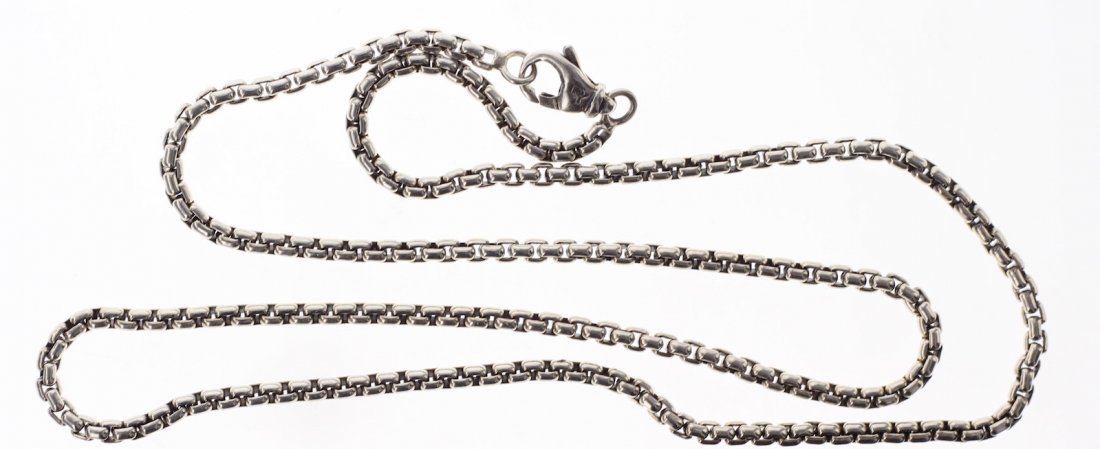 David Yurman Sterling Silver Vintage Wheat Chain (1 of 2)