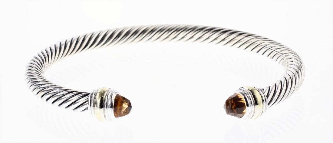 David Yurman Sterling Silver & 14K Gold Citrine Ladies (1 of 2)