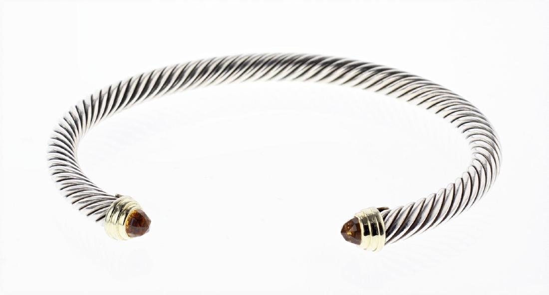 David Yurman Sterling Silver & 14K Citrine Gold Classic (1 of 3)