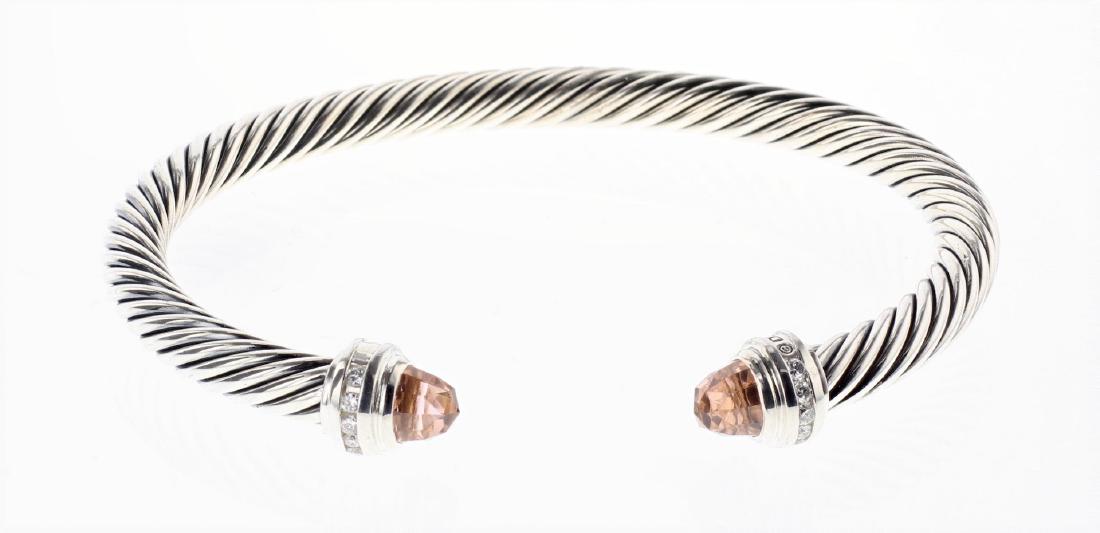 David Yurman Sterling Silver Morganite & Diamonds (1 of 2)