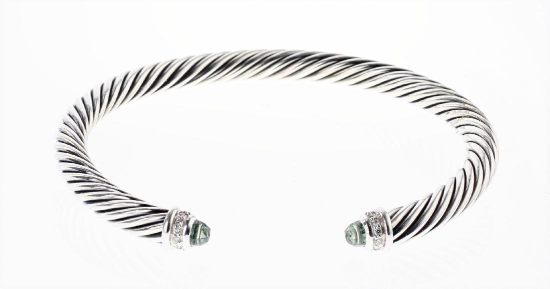 David Yurman Sterling Silver Prasiolite & Diamonds (1 of 2)
