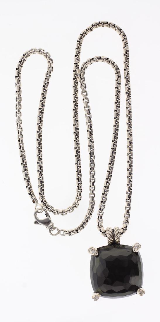 David Yurman Sterling Silver Black Orchid & Diamonds (1 of 2)