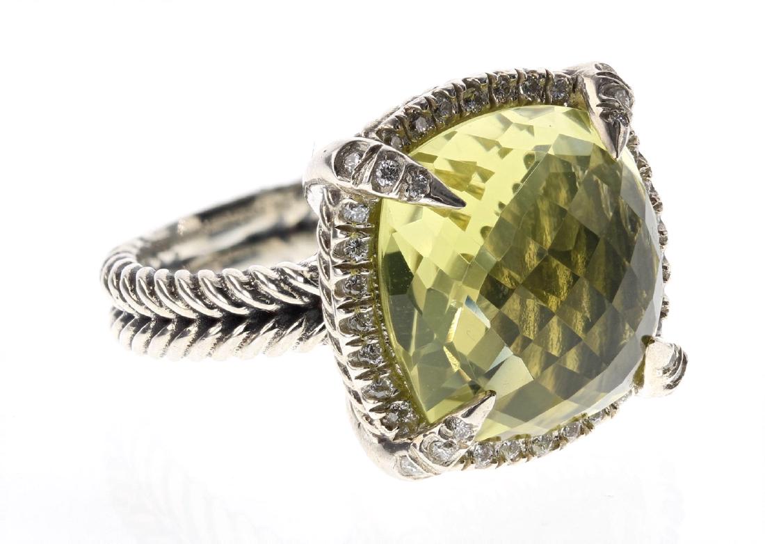 David Yurman Sterling Silver Chatelaine Diamonds & (1 of 2)