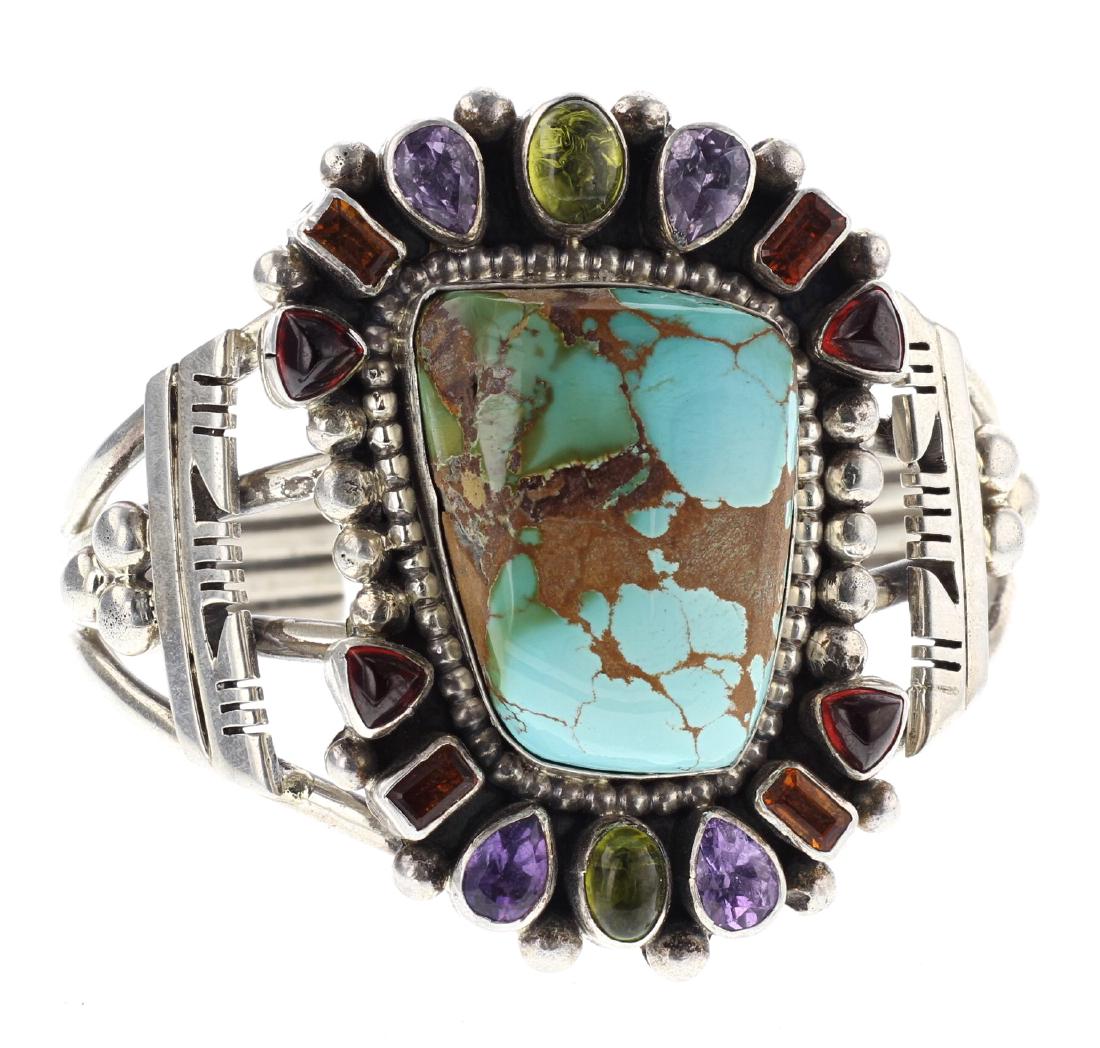 Sterling Silver Genuine Kingman Turquoise & Gemstone (1 of 3)