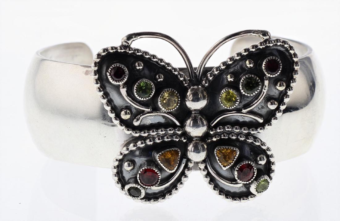 Sterling Silver Genuine Multi Gem Stone Contemporary (1 of 2)