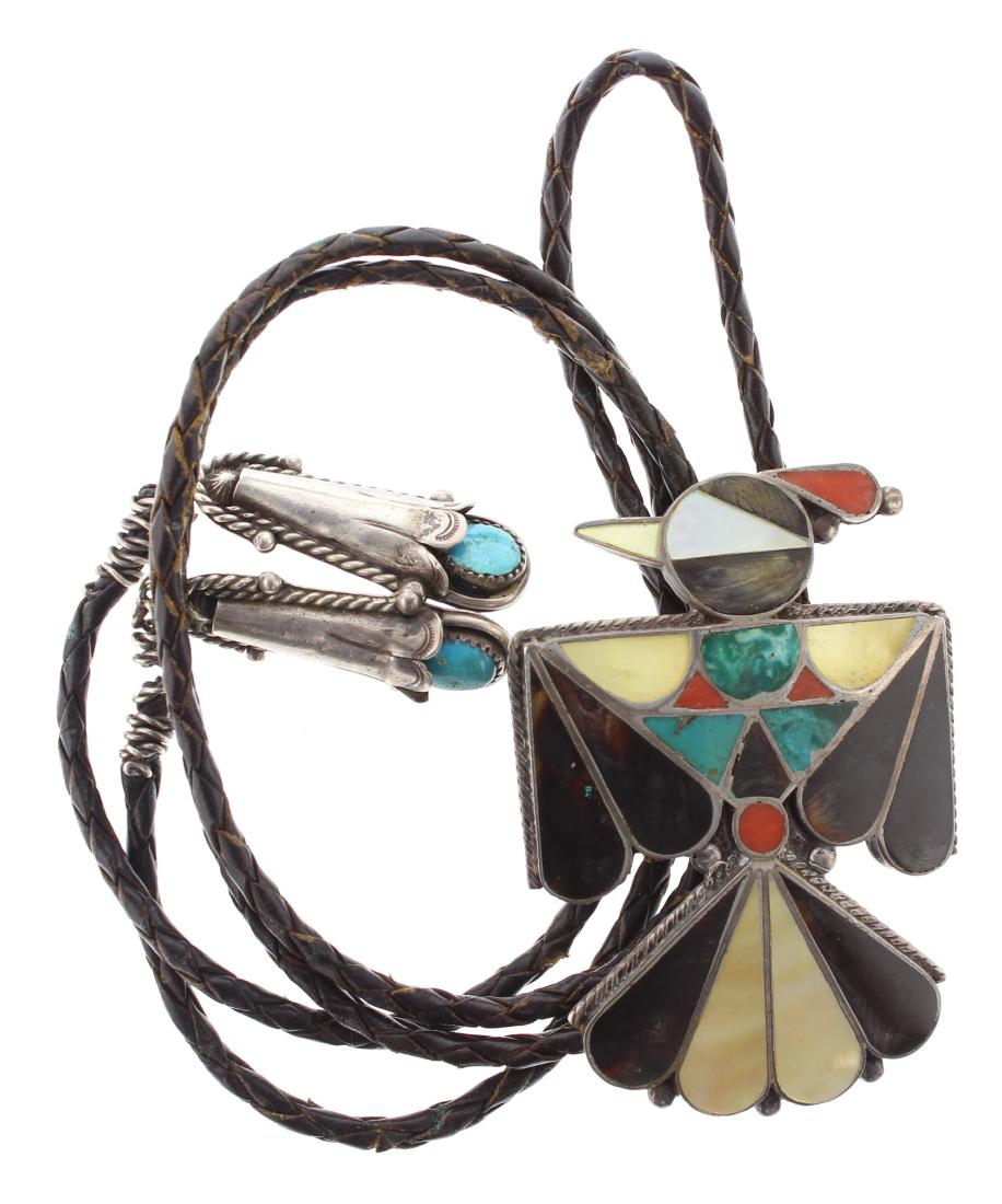 Sterling Silver Genuine Multi Stone Vintage Old Pawn (1 of 2)