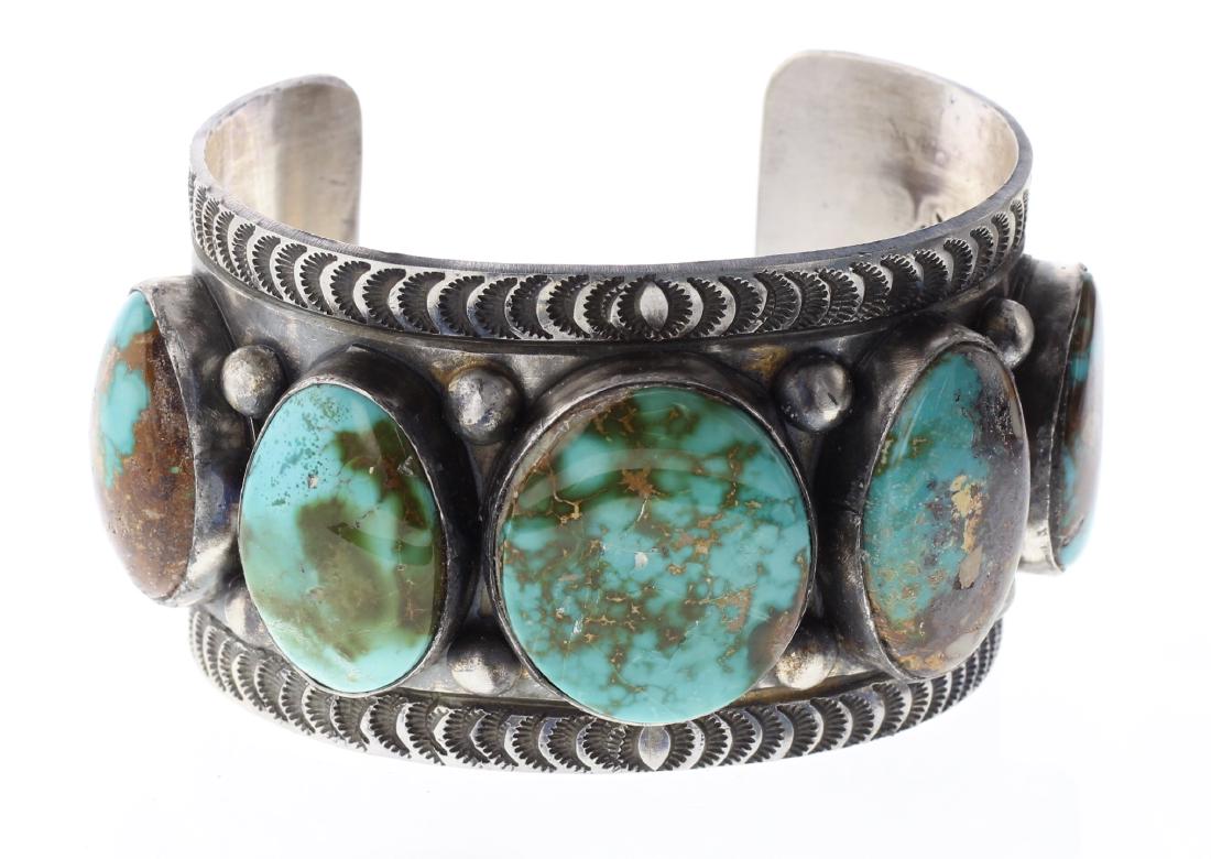 Sterling Silver Genuine Turquoise Masterpiece Large (1 of 3)