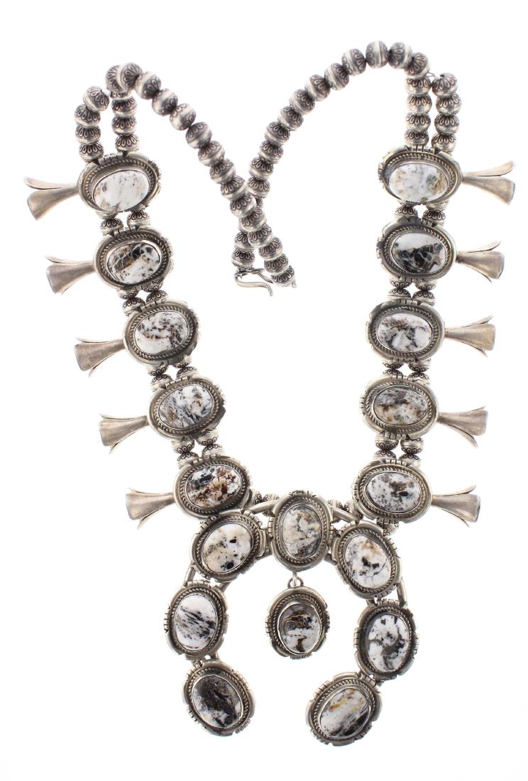 Sterling Silver Genuine White Buffalo Masterpiece (1 of 2)