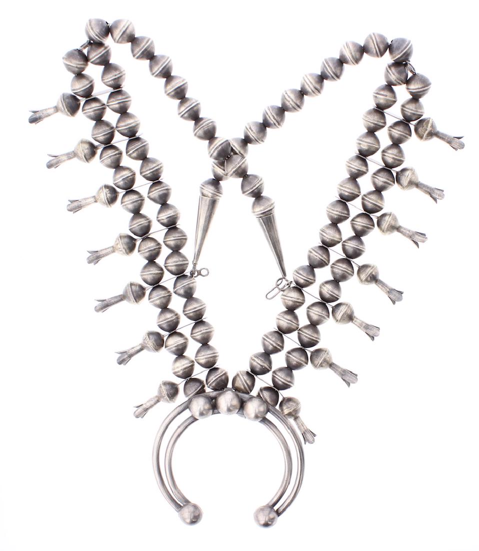 Bench Bead Large Squash Blossom Necklace (1 of 2)