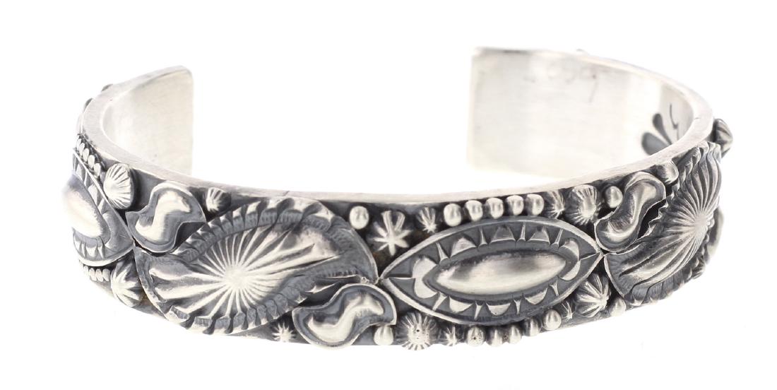 Heavy Mixed Media Bump Out Stamp Bracelet (1 of 4)