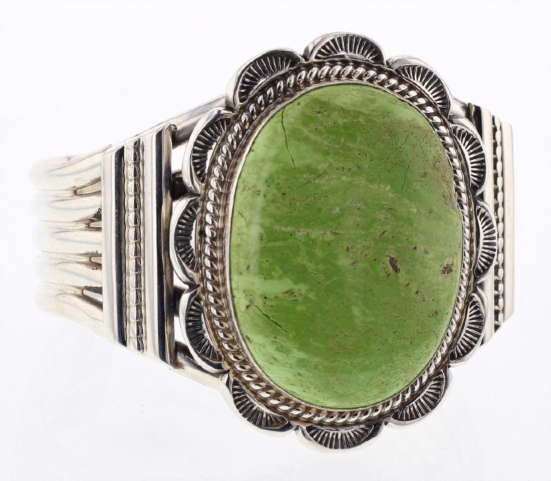 Contemporary Gaspeite Bracelet (1 of 3)