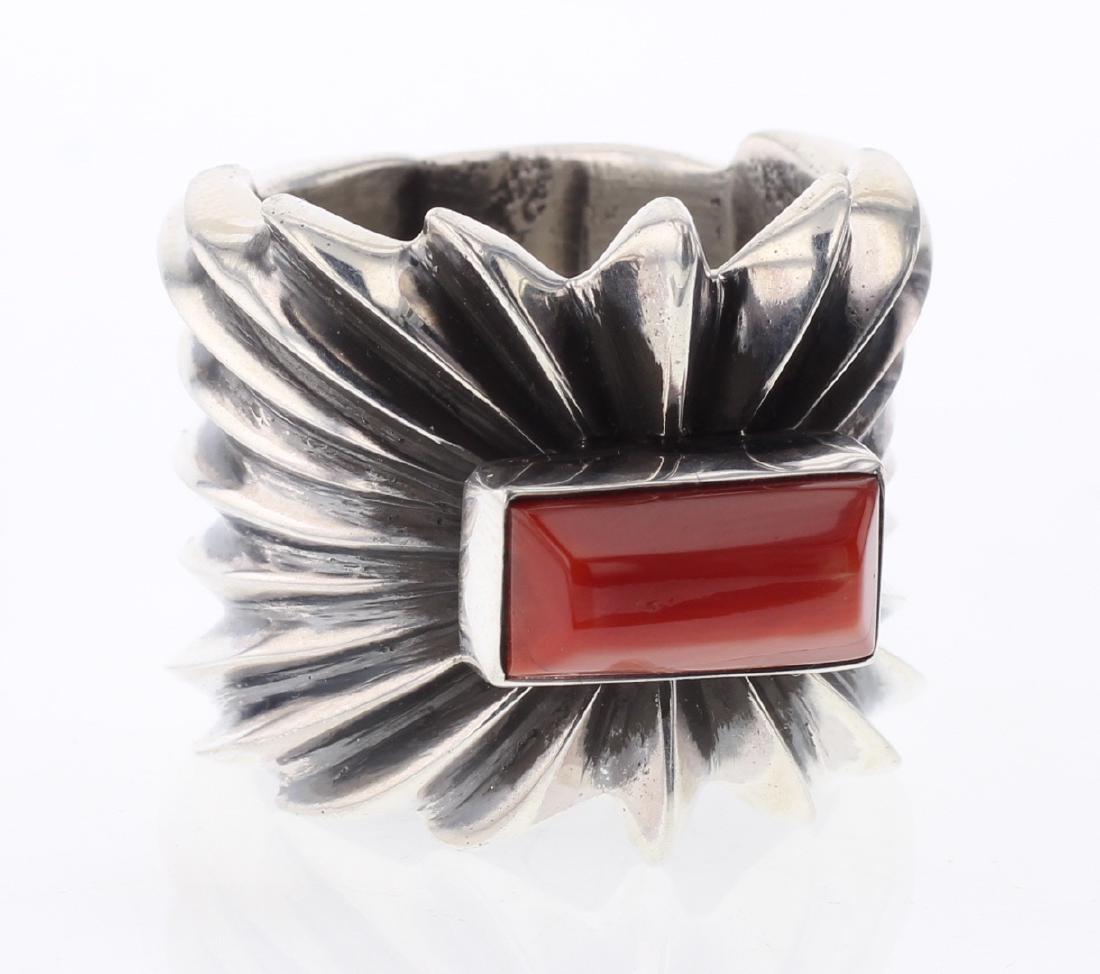 Coral Sand Cast Ring (1 of 3)