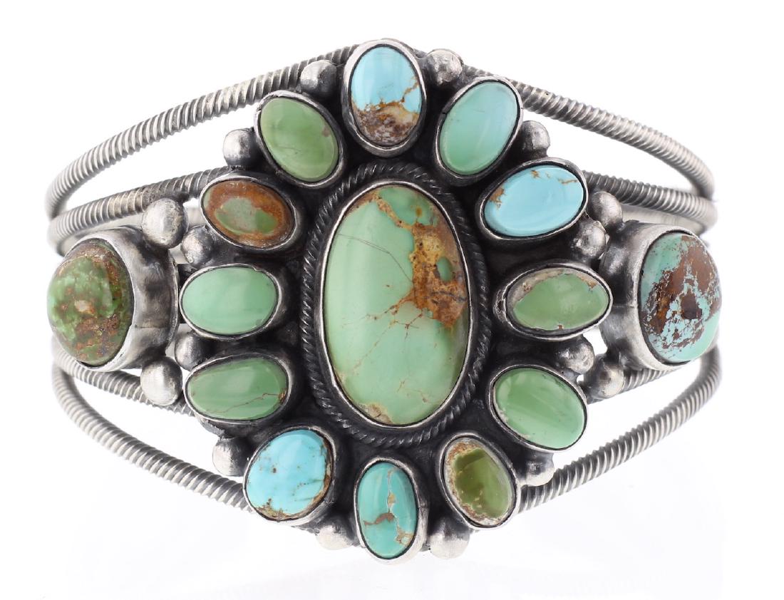 Bobby Johnson Kingman Turquoise Bracelet (1 of 3)