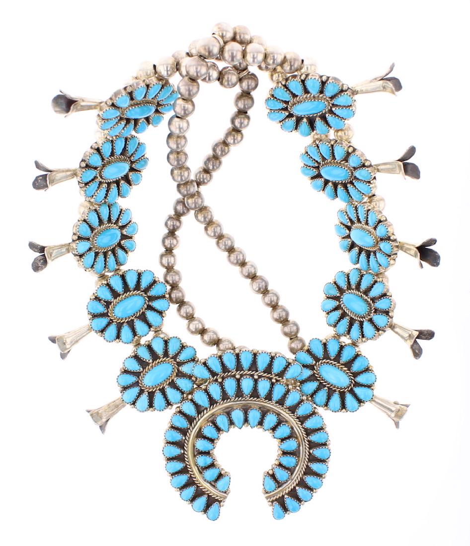 Leanna Platero Large Sleeping Beauty Turquoise Vintage (1 of 2)