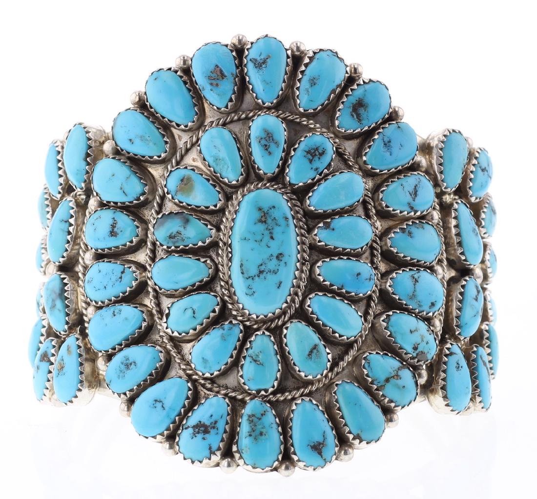 Vintage Old Pawn Sleeping Beauty Nugget Turquoise (1 of 3)