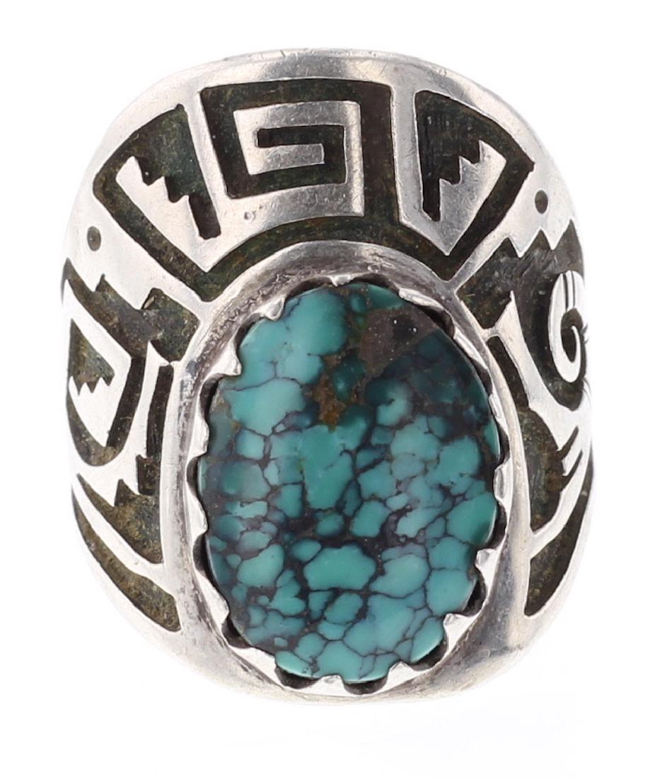 Turquoise Overlay Ring (1 of 3)
