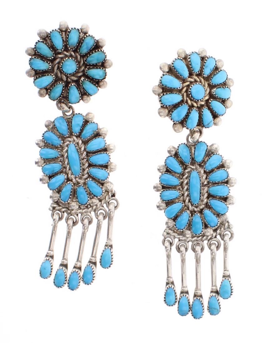 Vintage Turquoise Post Earrings (1 of 2)