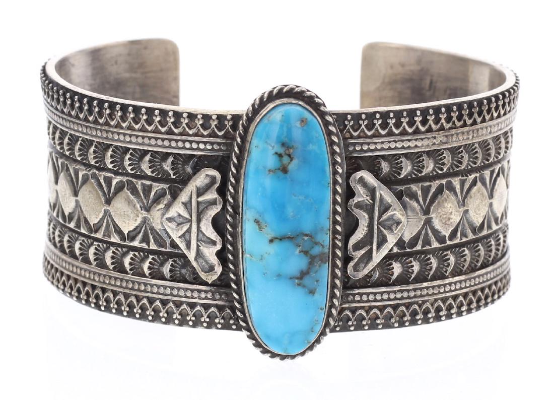 Vintage Masterpiece Heavy Stamp Bracelet (1 of 3)